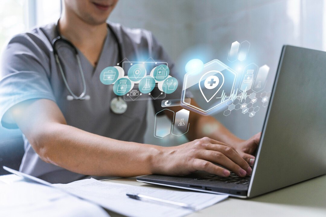 Healthcare digital marketing analytics dashboard